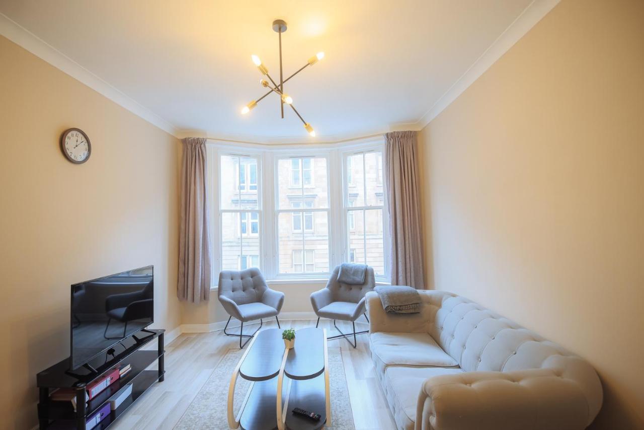 Bright Modern 2-Bed Serviced Apartments In Heart Of West End Sse Hydro Botanic Gardens Glasgow Exterior foto
